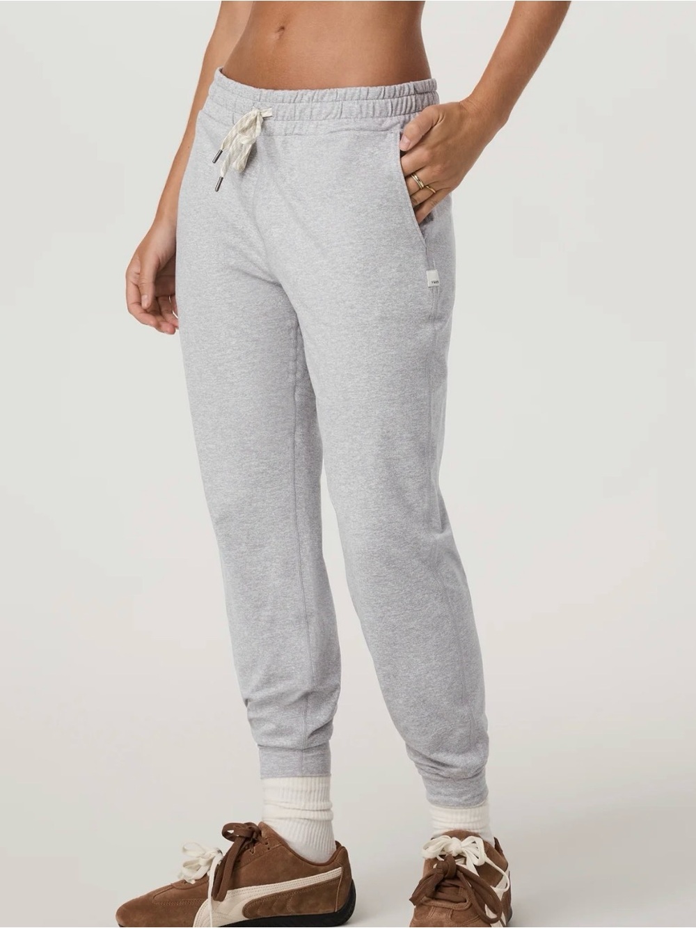 Vuori Women’s Performance Joggers XS Heather Gray Drawstring Lounge Pants